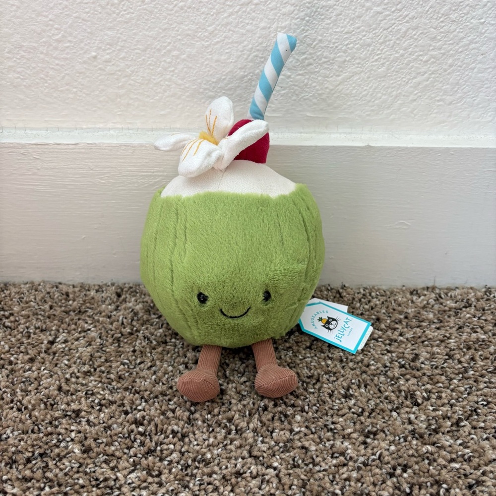 Authentic Jellycat Amuseables Aruba Coconut
